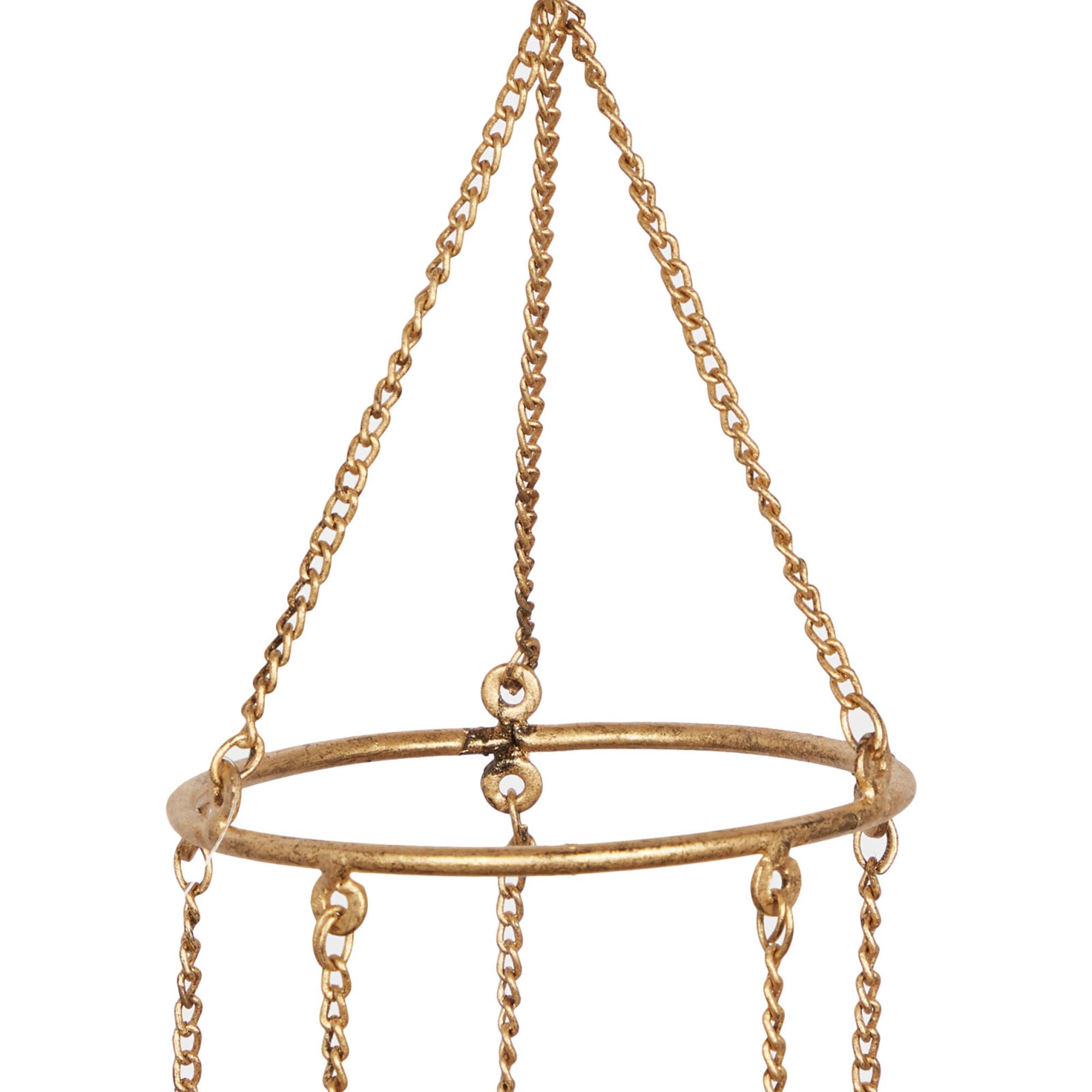39" Gold Bird Metal Eclectic Windchime
